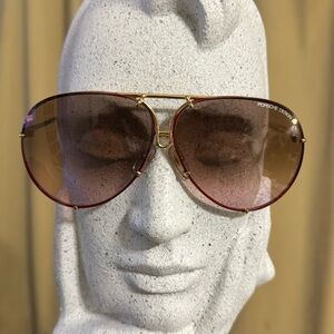 Vintage PORSCHE design by Carrera sunglasses. Rare 80s aviator. Model 5623.